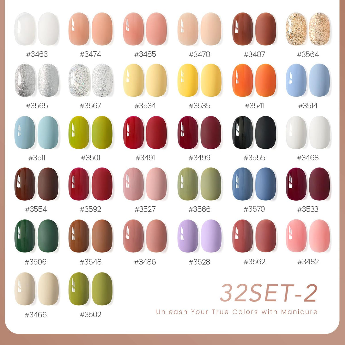 GAOY treatment bottles labels visible, base and top coat clarity benefit