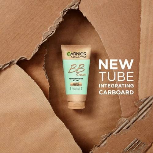 Garnier BB cream ingredients view with hyaluronic acid and aloe soothing