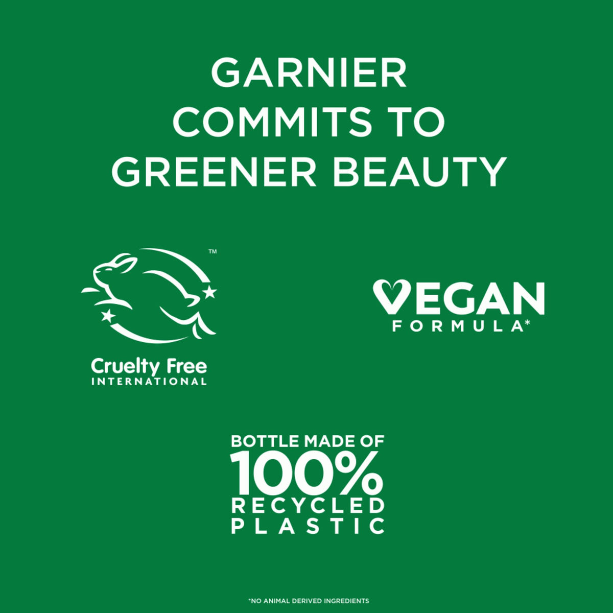 Garnier bottle on bathroom counter lifestyle shot for daily routine