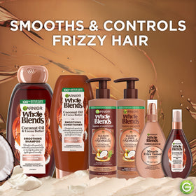 Garnier conditioner poured into hand demonstrating smooth slip