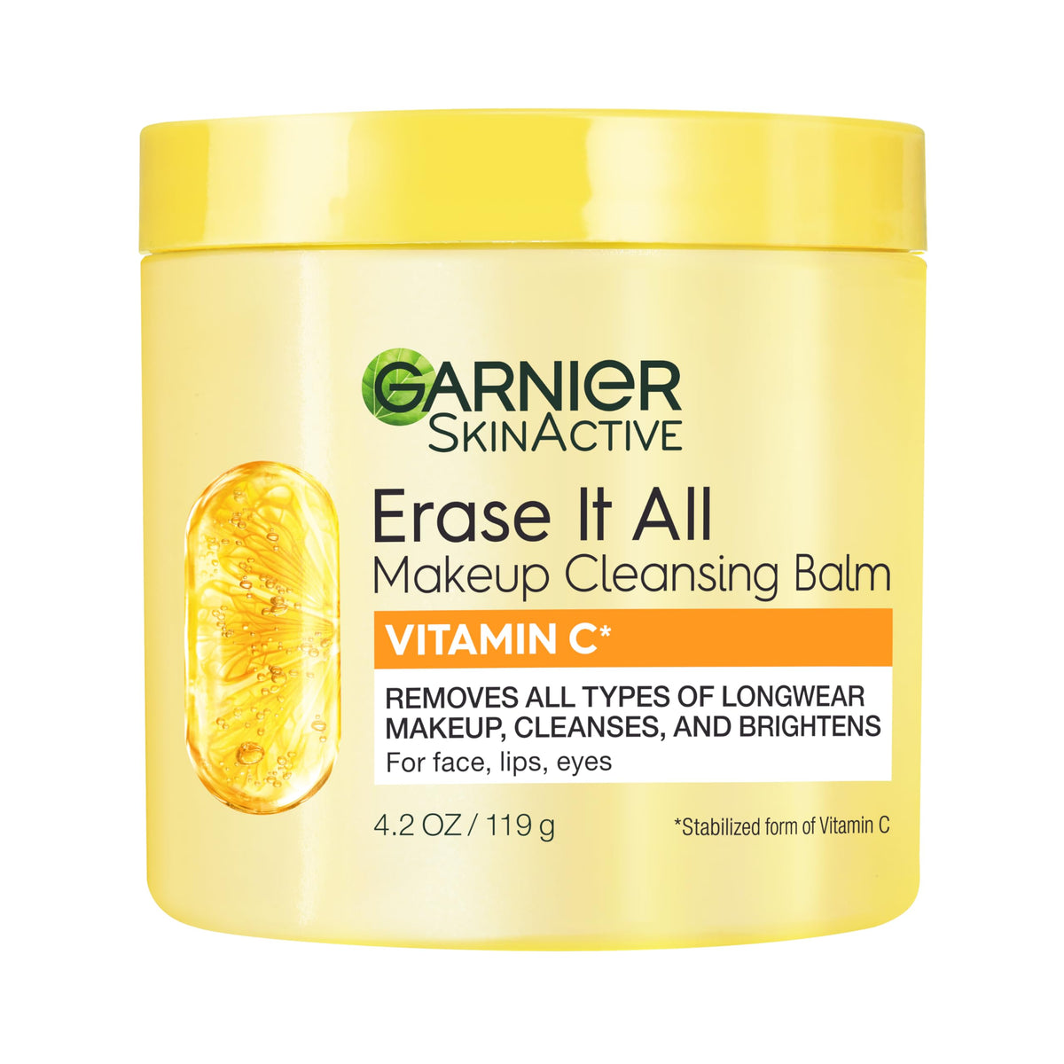 Garnier front jar showing product name and 4.2 oz size for clear identification
