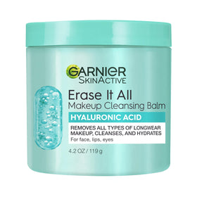 Garnier front jar showing product and size, highlights easy dispensing