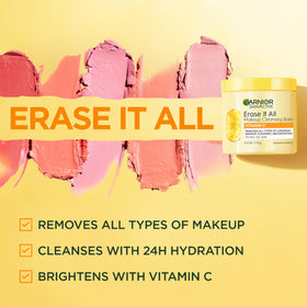 Garnier open jar with visible label helping shoppers check ingredients and claims