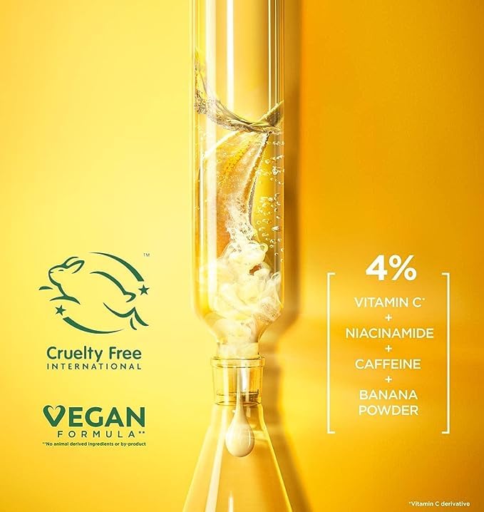 Garnier Vitamin C ingredient visual with citrus illustration showing antioxidant benefit
