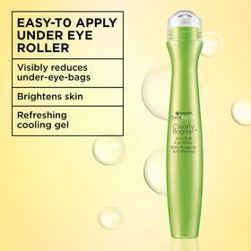 Garnier close-up of the roll-on head delivering cooling massage and precise contact