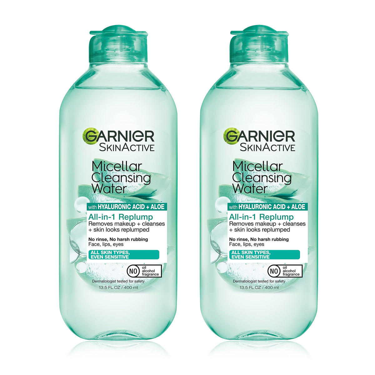 Garnier front packaging 400mL showing product and benefits