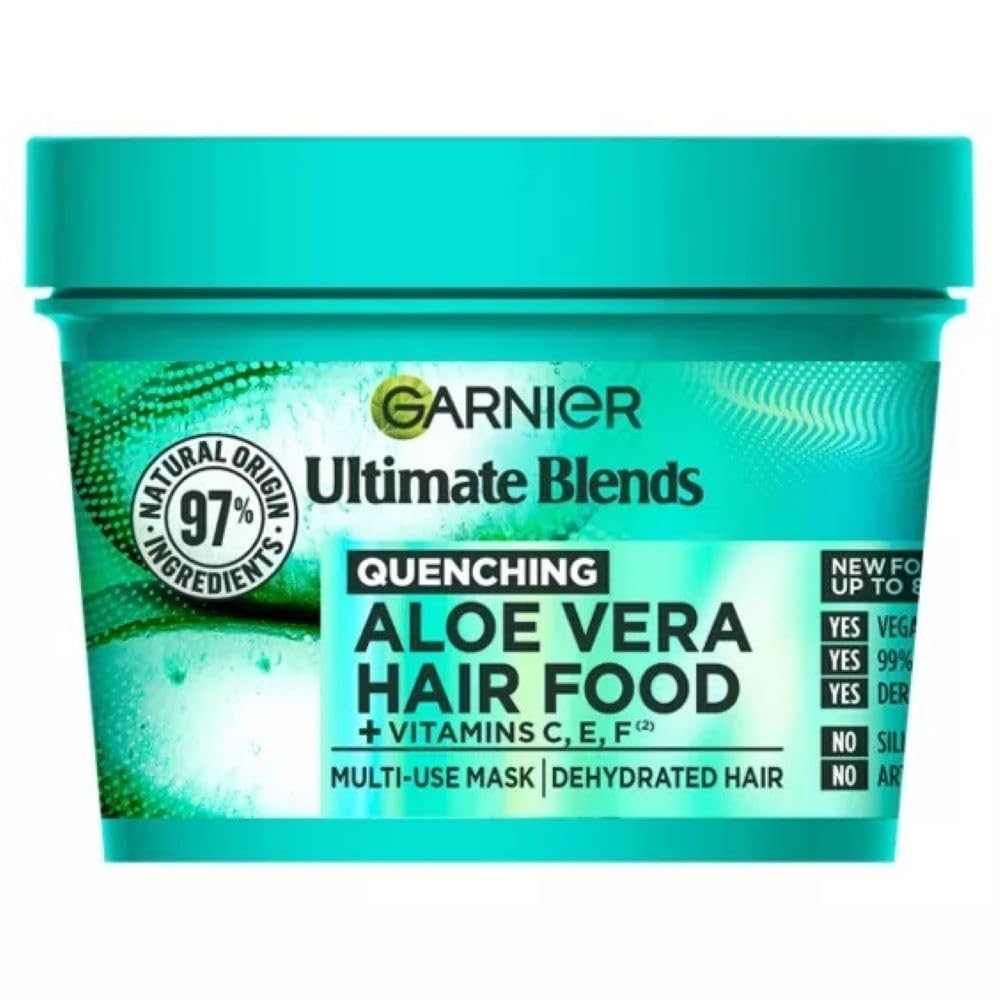 Garnier Fructis front jar shot showing label and 400ml size for clear selection benefit