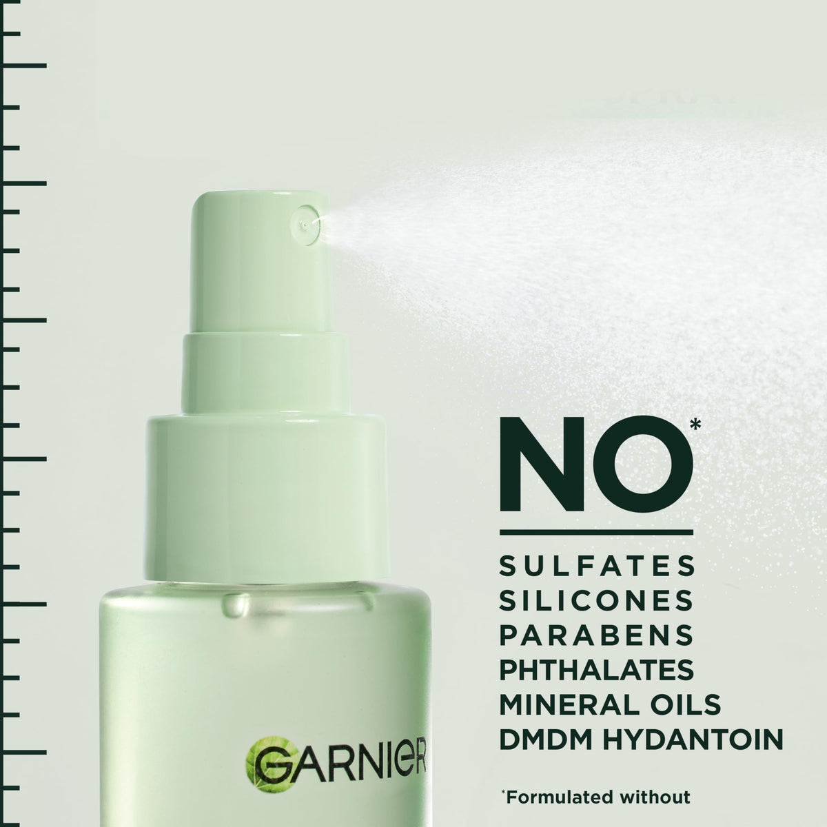 Garnier Fructis before and after thin hair showing visible fullness benefit