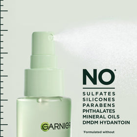 Garnier Fructis before and after thin hair showing visible fullness benefit
