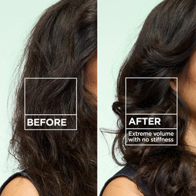 Garnier Fructis close-up label and recycled cap highlighting eco benefit