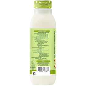 Garnier Fructis recyclable bottle symbol highlighting sustainable packaging
