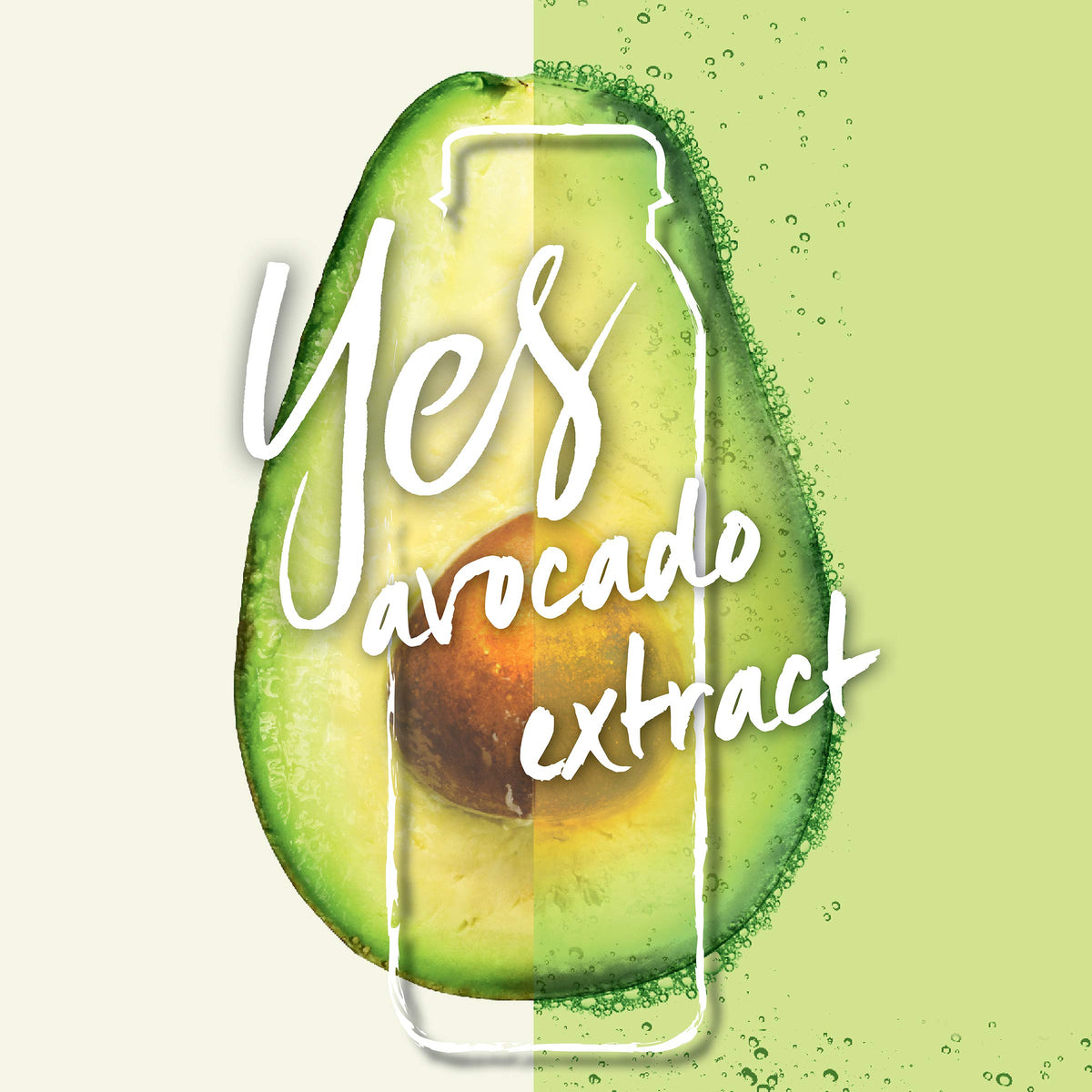 Garnier Fructis conditioner in hand demonstrating easy application benefit