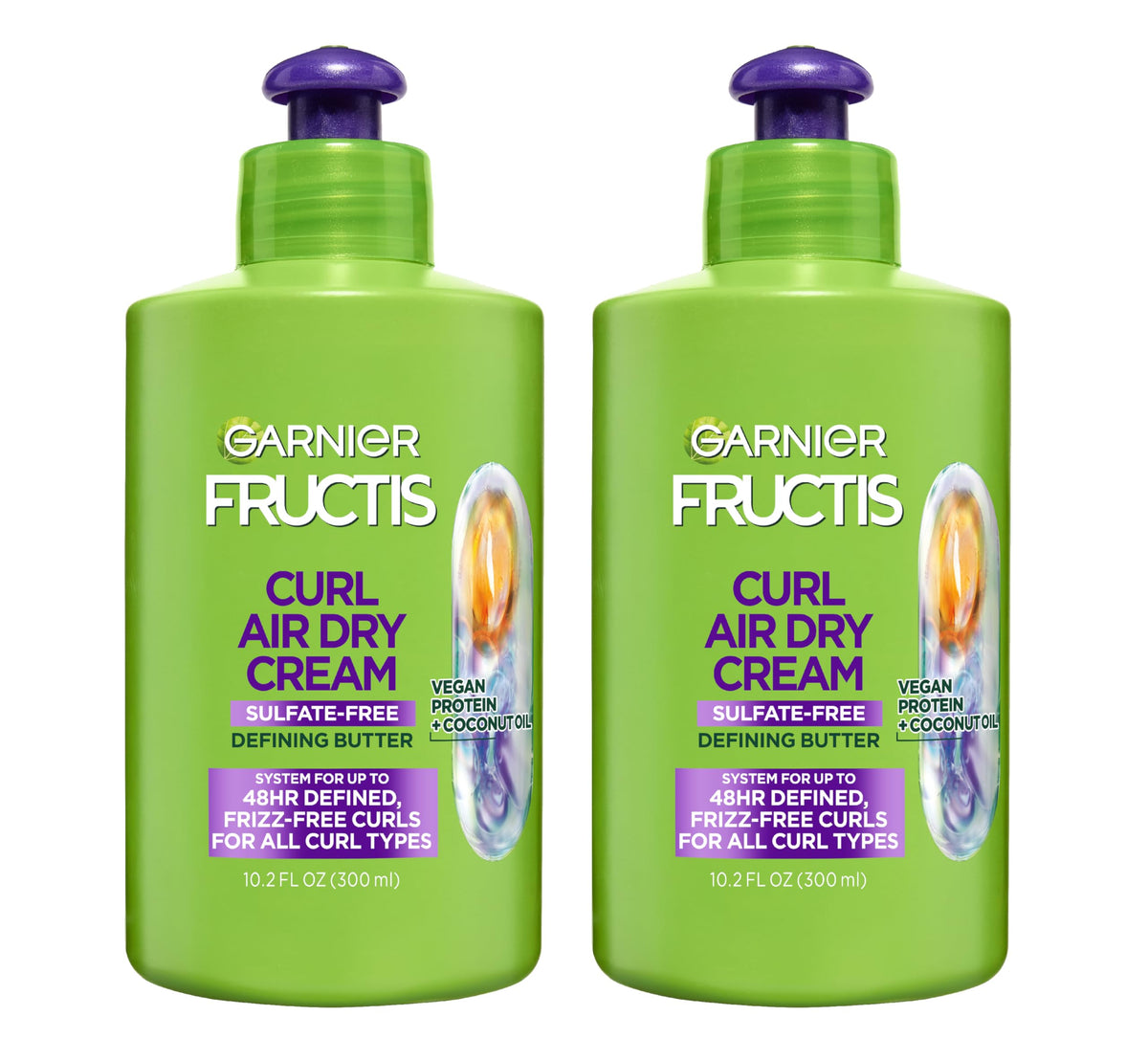 Garnier Fructis product front packaging showing tube and label benefits