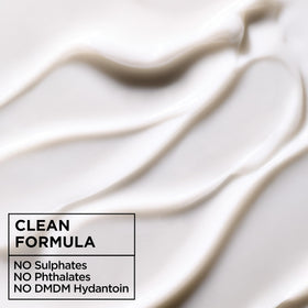 Garnier Fructis back label close-up showing vegan and ingredient claims