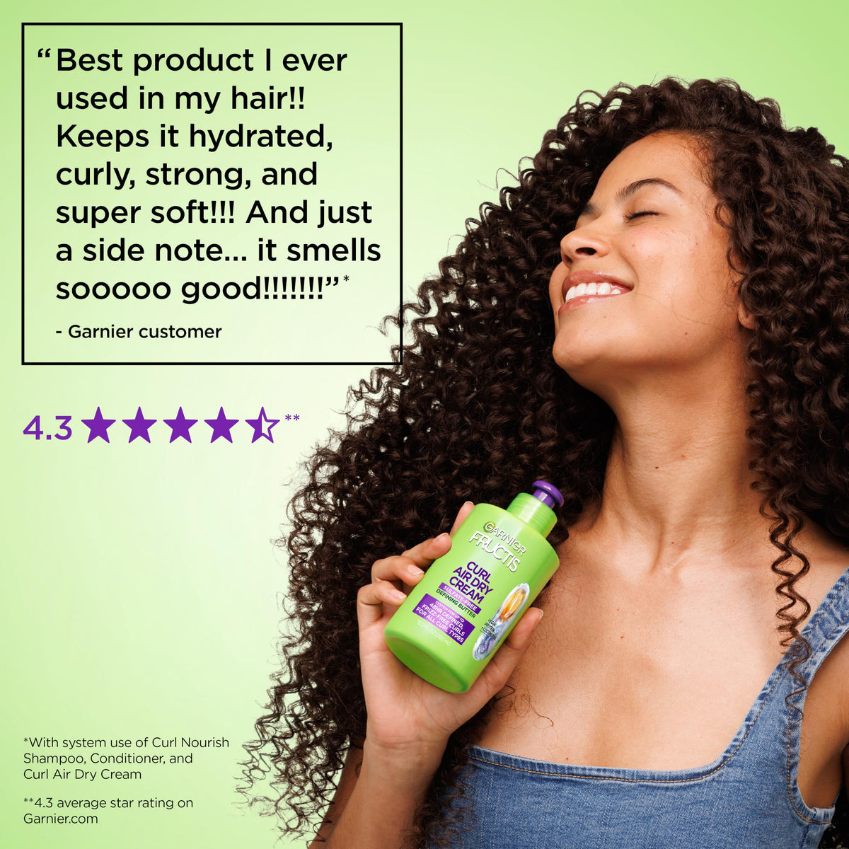 Garnier coconut and plant protein ingredient visual for nourishment