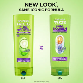 Garnier Fructis open cap showing creamy conditioner texture and spreadability
