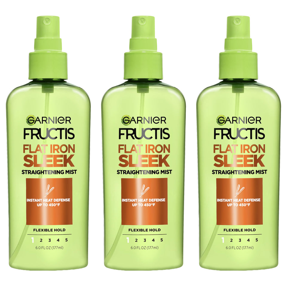 garnier-fructis front packaging showing bottle and label, clear benefit shine