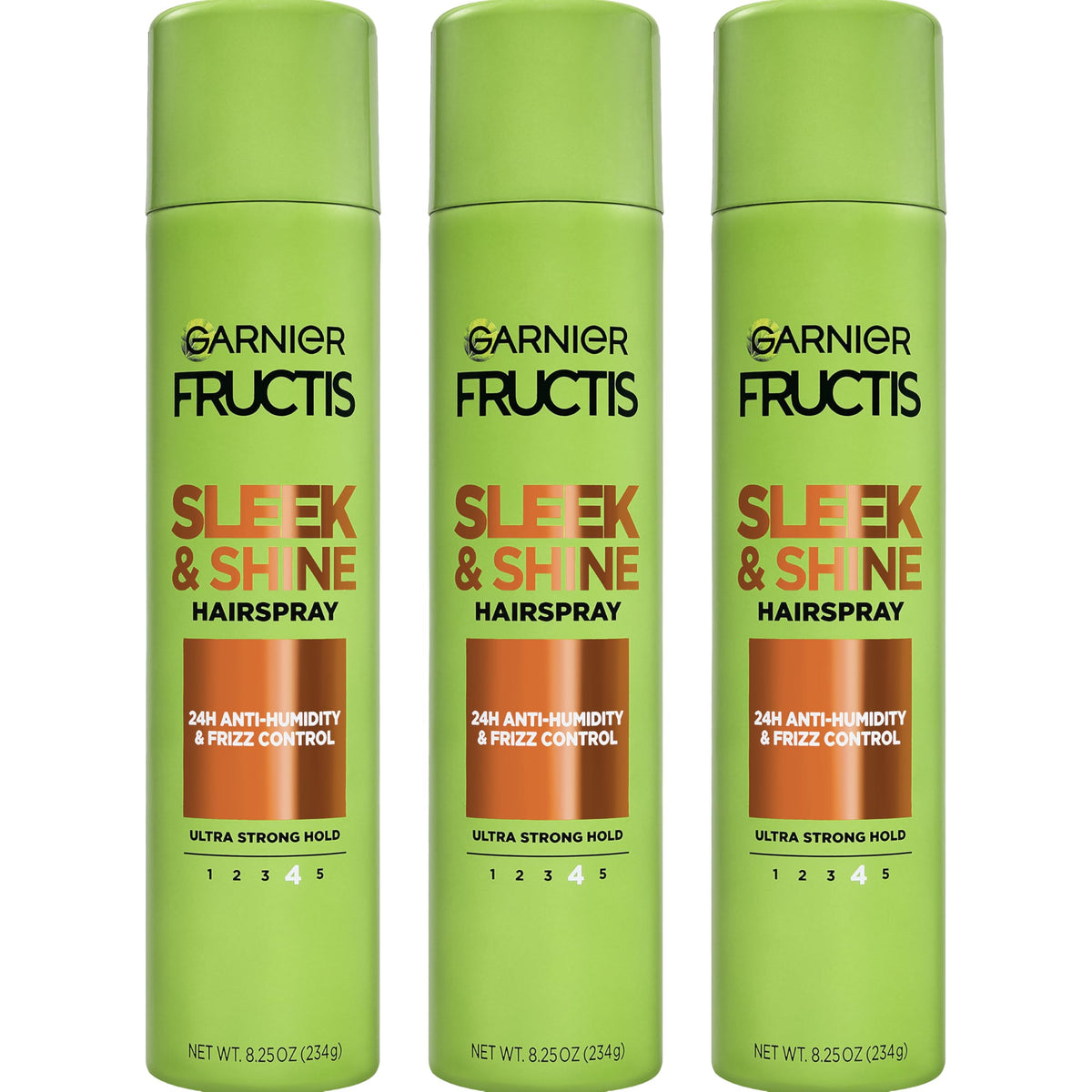 Garnier Fructis front packaging showing product and size for quick identification