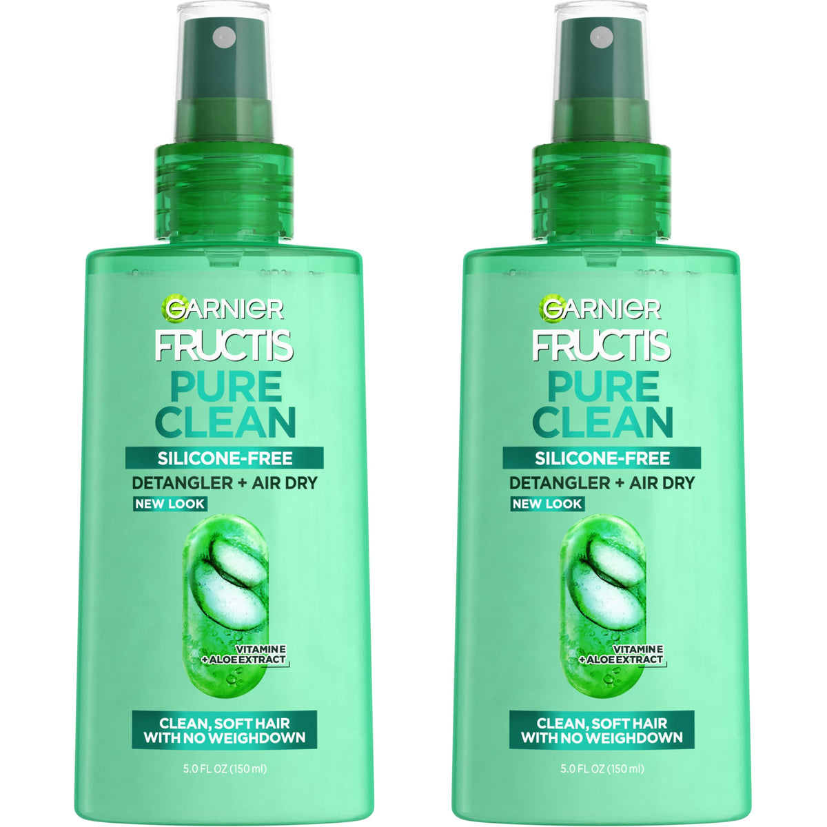 Garnier Fructis front packaging showing label and benefits