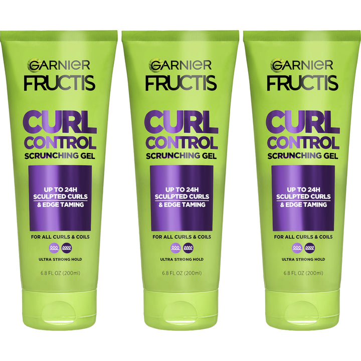 Garnier Fructis front packaging showing product and benefits