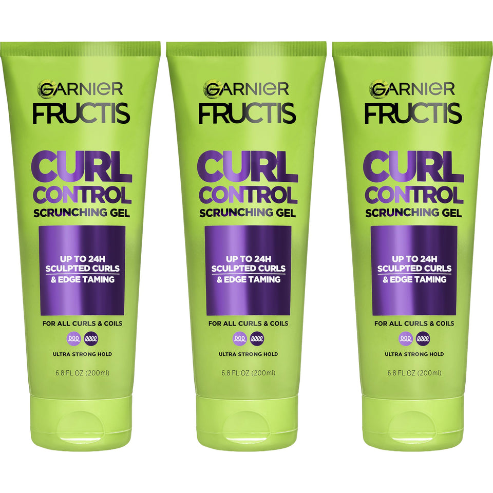 Garnier Fructis front packaging showing product and benefits
