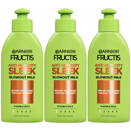 Garnier Fructis front packaging showing bottle and benefit for smoother hair
