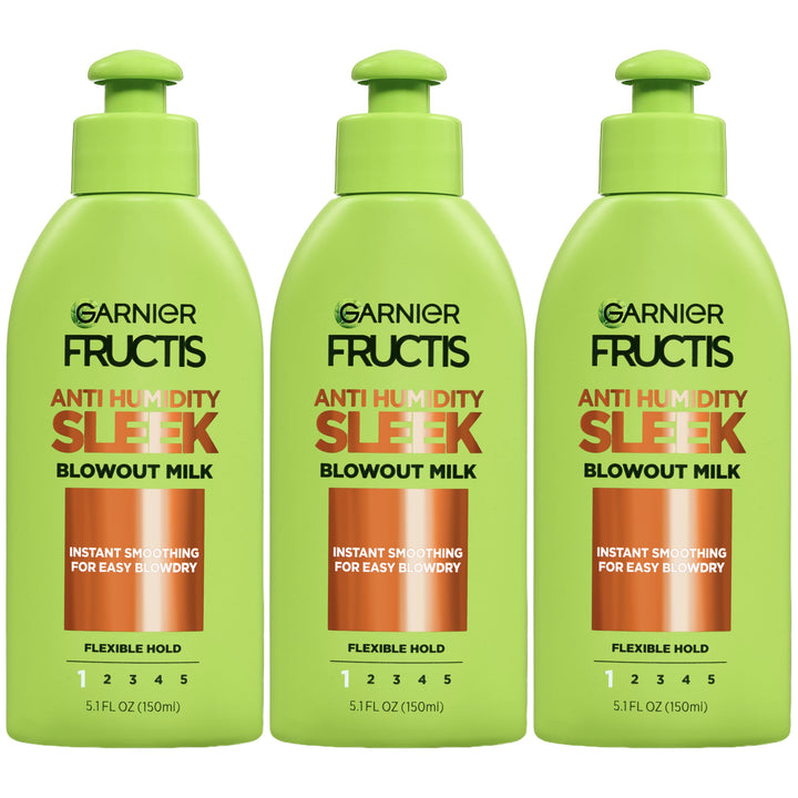 Garnier Fructis front packaging showing bottle and benefit for smoother hair