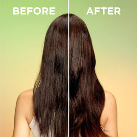 Garnier Fructis ingredients close-up showing biotin and blood orange extract benefits