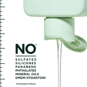 Garnier Fructis bottle in bathroom setting displaying product use context