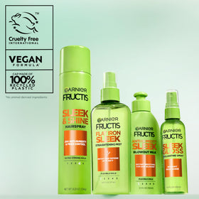 Garnier Fructis label and ingredients panel for transparency and reassurance