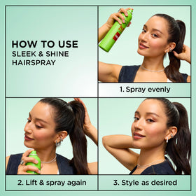 Garnier Fructis product in hand shows scale and convenient travel-friendly size