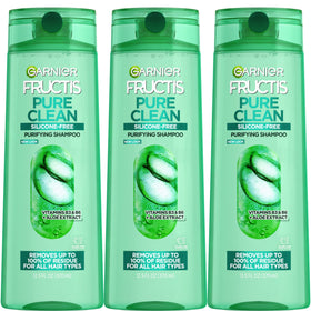 Garnier Fructis bottle front packaging showing label and size benefit