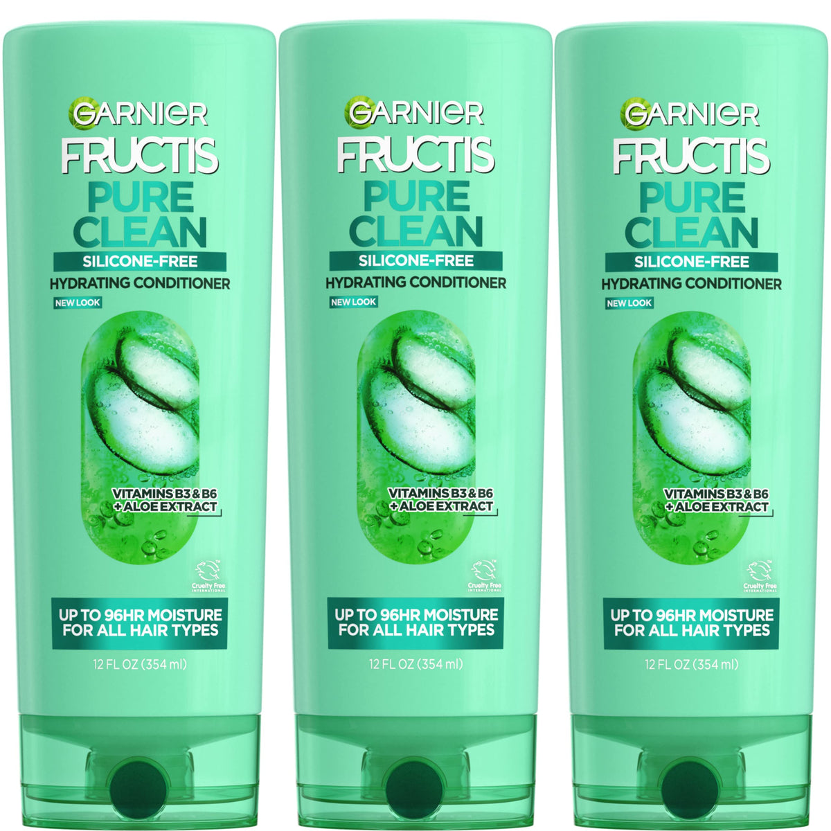 Garnier Fructis bottle front packaging showing label and hydrating benefit