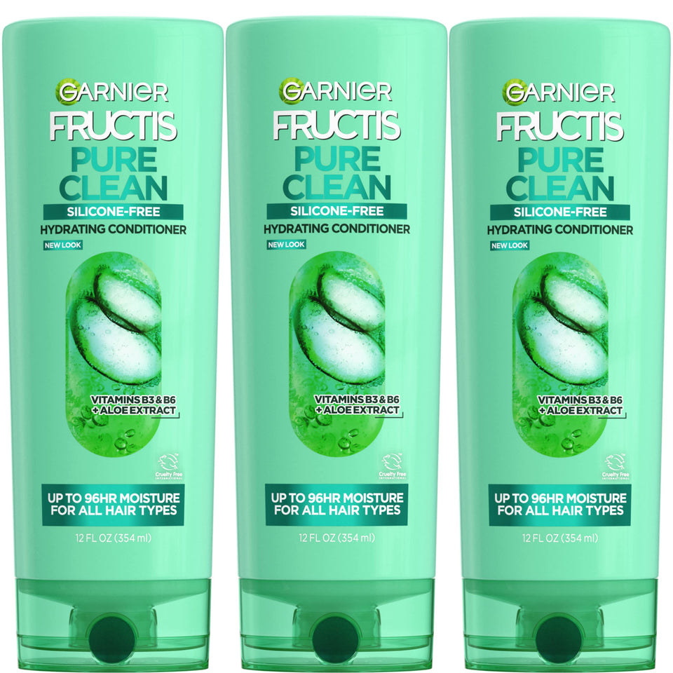 Garnier Fructis bottle front packaging showing label and hydrating benefit