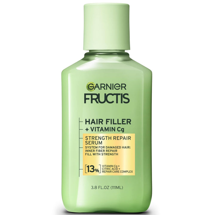 Garnier Fructis front packaging showing product and benefit