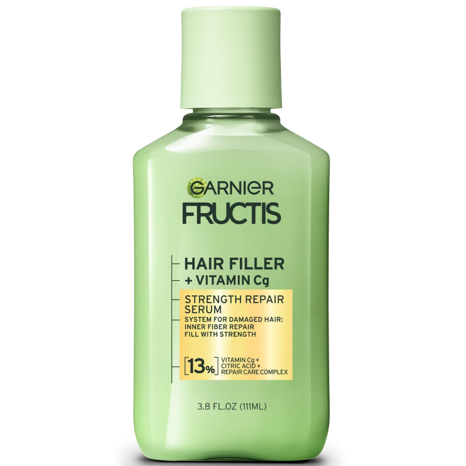 Garnier Fructis front packaging showing product and benefit