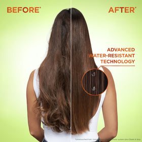 Garnier Fructis shampoo lather texture showing gentle cleansing benefit