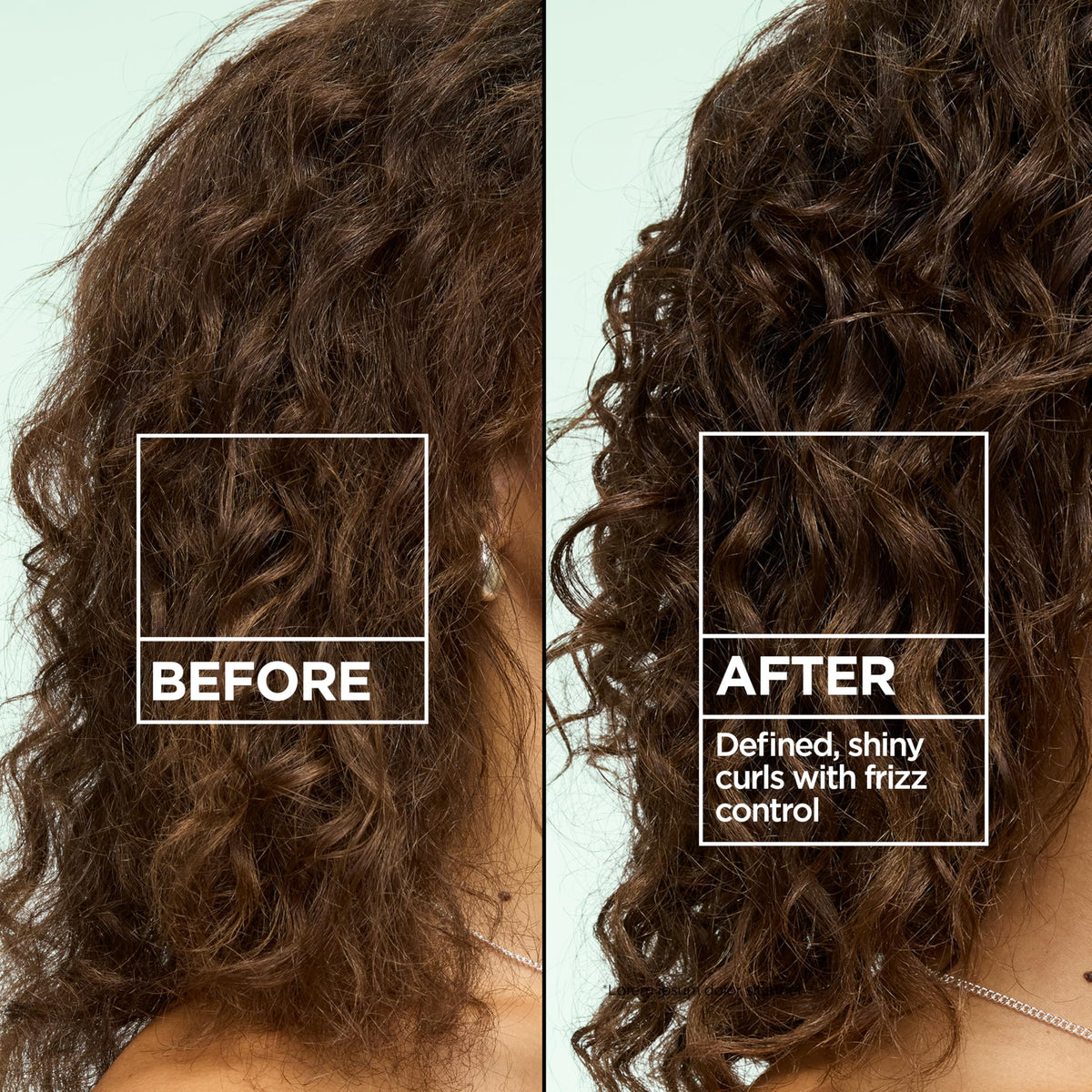 Garnier Fructis texture gel drop on fingertip showing lightweight, non-sticky gel