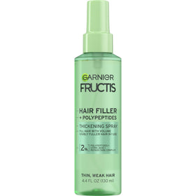Garnier Fructis front bottle image showing product benefit of instant volume