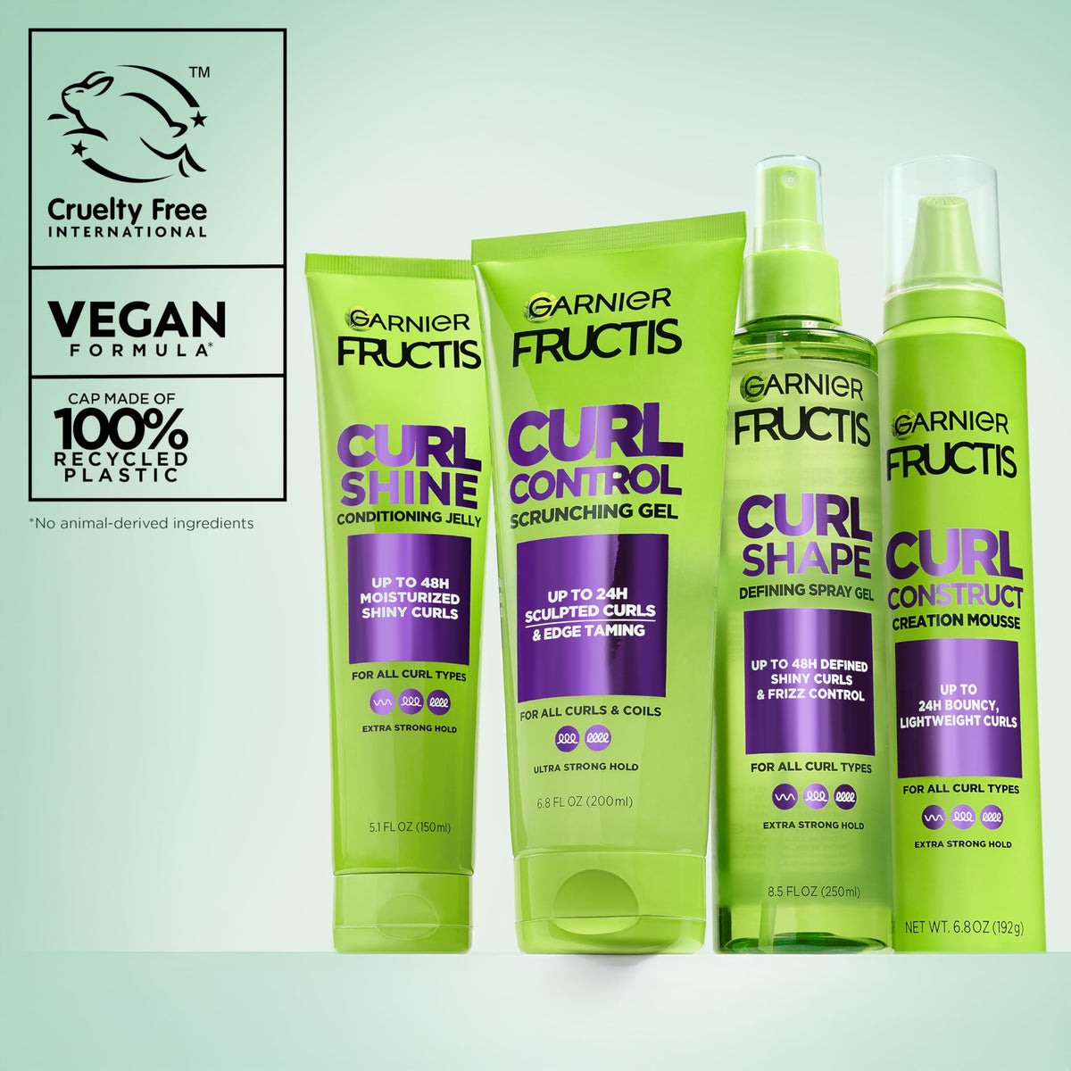 Garnier Fructis three-bottle pack ideal for daily routine