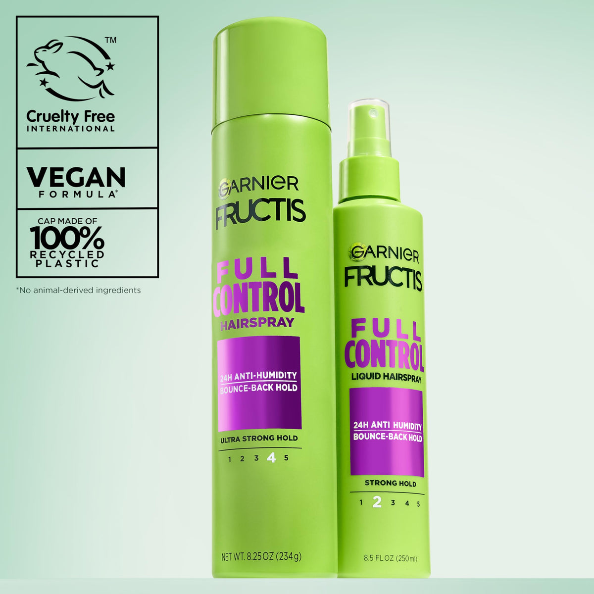 Garnier Fructis three pack box display conveying value and multiple-can convenience