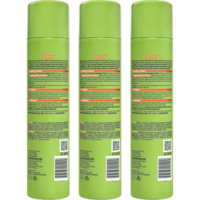 Garnier Fructis three-pack boxed set showing value and multiple-can convenience