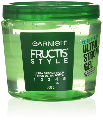 Garnier Fructis jar front showing label and size for reliable styling