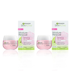 Garnier front packaging showing two 1.7 oz tubs and product labeling benefits