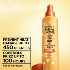 Garnier closeup of Acacia honey and beeswax ingredients