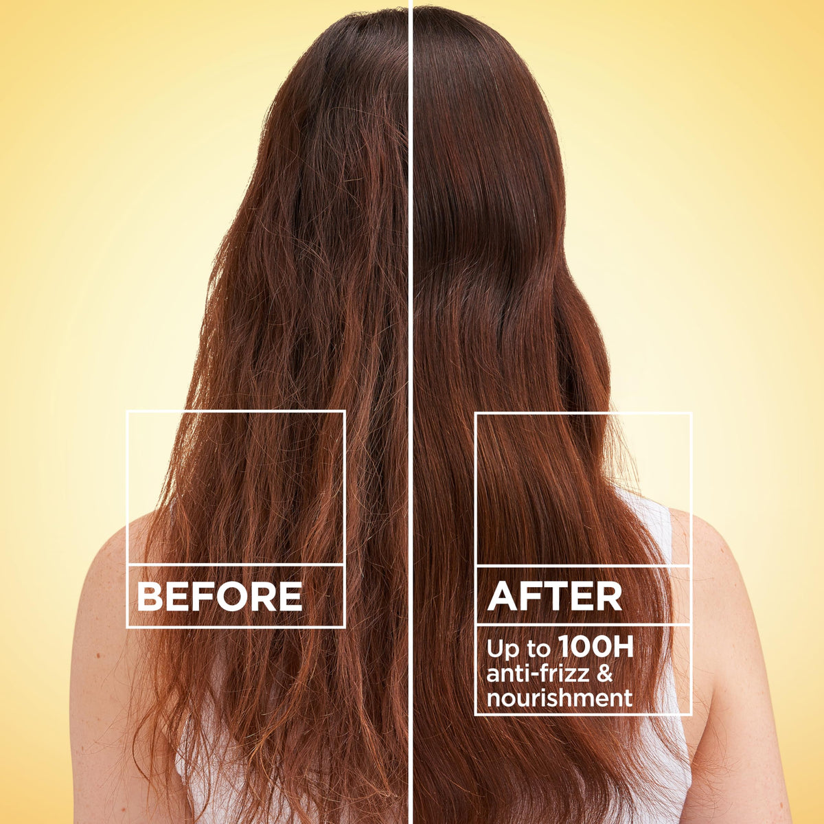 Garnier spray mist in motion for even heat protection