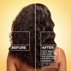 Garnier back label ingredients and usage instructions visible clearly