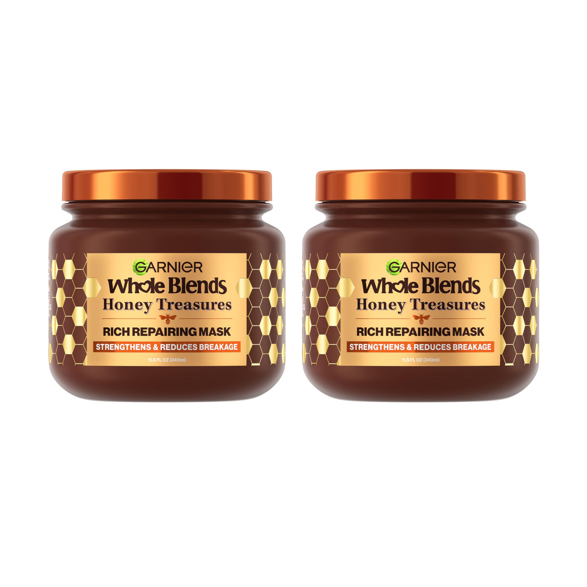 Garnier whole blends front packaging showing product benefit and size