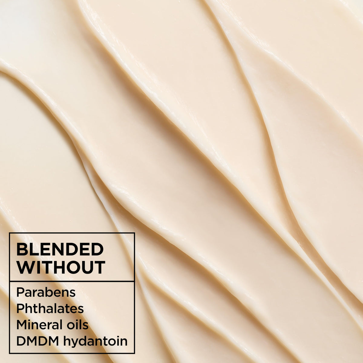 Garnier whole blends label and ingredients panel highlighting paraben-free formula