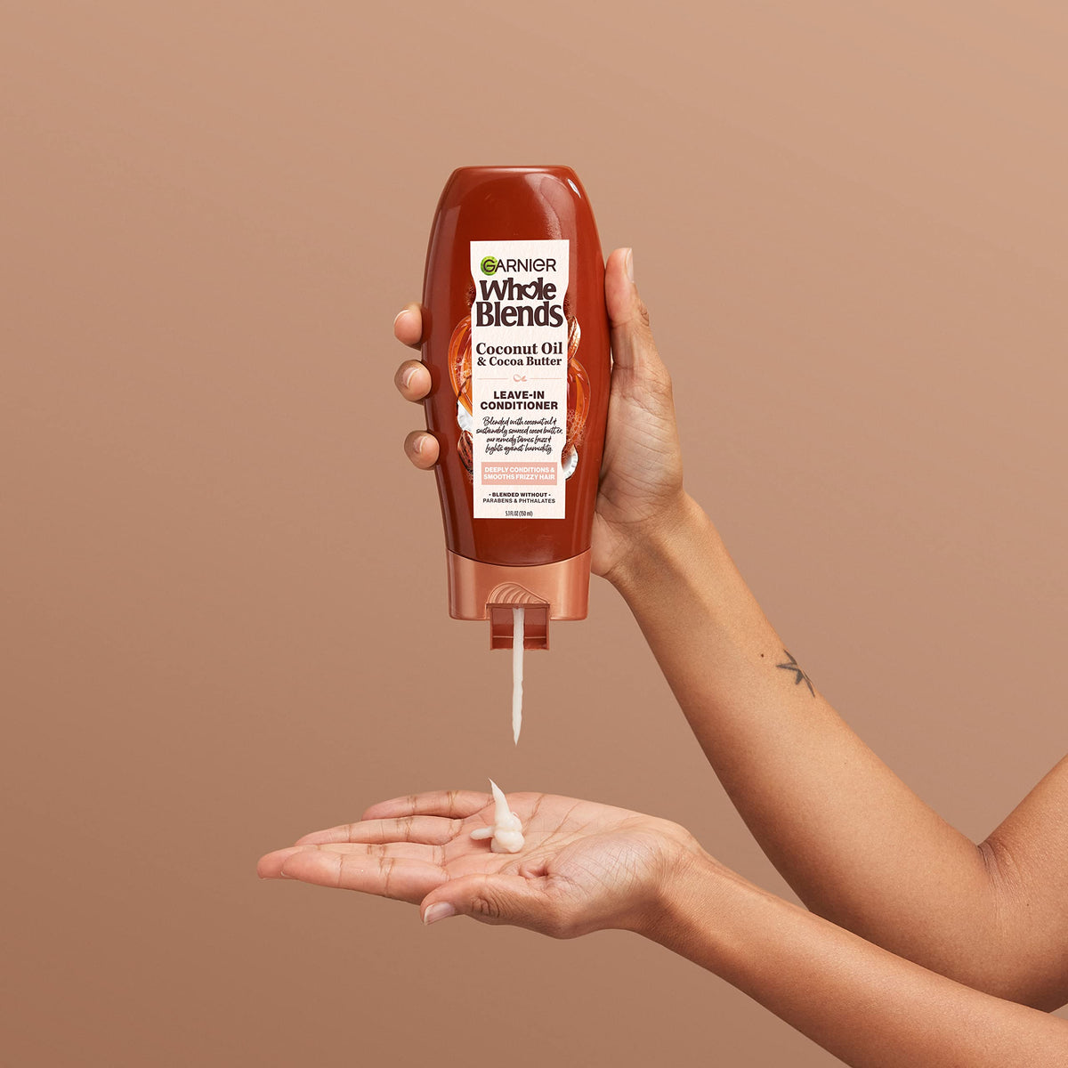 Garnier conditioner in-shower use illustrating easy application